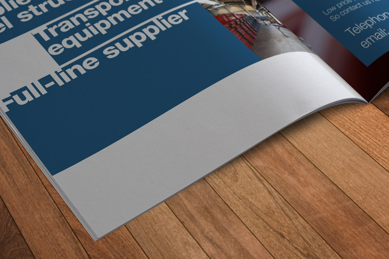 Design og opsætning af profilbrochure
